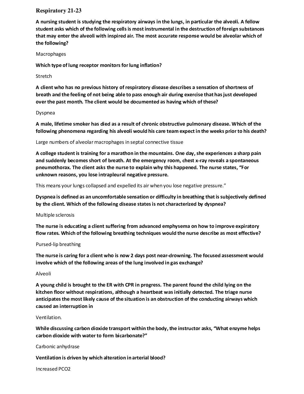 Preview image for Nursing 101- Respiratory 21_23